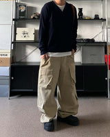 CT patch cargo cotton pants