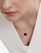 26SS★ [Premium Plating] Penisense AB Goutte Necklace Lapis Lazuli