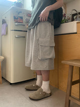 Structured Cargo Utility Bermuda Shorts