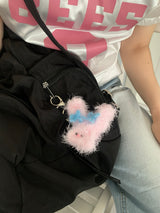 Blue Ribbon Bunny Keyring