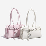 Ballet-core Baguette Shoulder Tote Bag