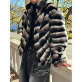 [F/W] Wave fur gradation padding jumper(2color)