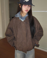 Jeran Oversized Suede Jacket