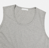 Urban Slit Layered Cotton Sleeveless Nashi