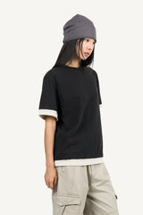 Iron rule layered vintage T-shirt