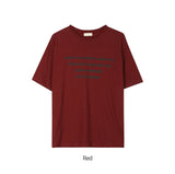 OVERFIT FOAM LETTERING T-SHIRT