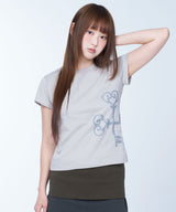  Cross key baby tee - BEIGE