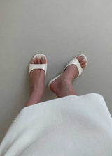 MUNEN WEDGE SANDAL HEEL (2COLORS!)