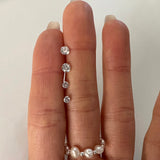 [92.5 silver] Basic stone earring (2size)