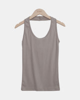 Uzel Halter Neck Slim Sleeveless Top