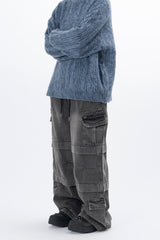 Double Layer Cargo Denim