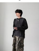 ベンチストライプロングスリーブ
