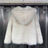 フーディーフォックスファーJK(White)