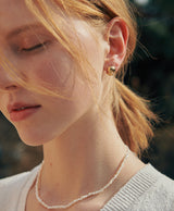 [925 silver] Deux.silver.99 / ピーナッツソングピアス (ゴールド)