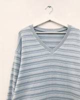 Bach Stripe V Sweatshirt (3color)