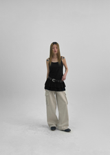 [MADE] Perotti Frill Layered Sleeveless
