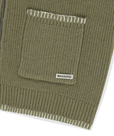 STITCH ZIP-UP KNIT