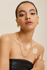 [IDLE Shuhua, Kim Ayoung Worn] Twist Wave Chain 925 Silver Necklace N050-02G