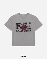 リックス クロップ プリンテッド ショートスリーブ Tシャツ
