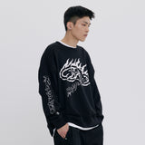 FLAME LOGO CREWNECK