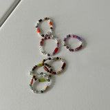 [CCNMADE] Kingstone Plumeria Ring (7color)
