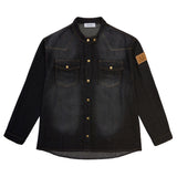 カルネチャイナカラーデニムシャツ (UNISEX)