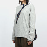Plaid Crossbody - Navy