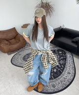 Etes Damaged Denim Pants