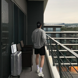 Liu Washing Cotton Banding Shorts