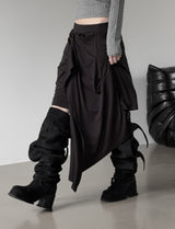Pinched Drape Skirt