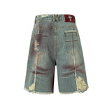 BLAZING SPRAY DENIM SHORT