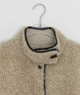 Gelto High Neck Fur Jacket
