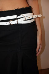 LONG STRAP BELT - WHITE