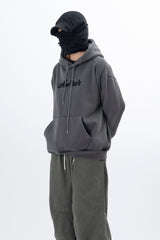 Eyelet Fleece Hooded Zip Up