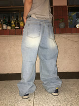 Wide Baggy Denim Pants (2c)