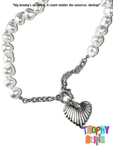 Pearl Heart Necklace