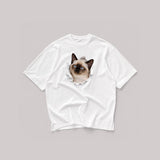 [A-T0302] アンニョンキャット半袖Tシャツ (6タイプ)