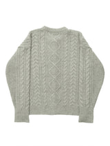FOG CABLE KNIT CARDIGAN (GREY)