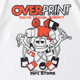 over print x MFC STORE トーキョーエージェンシーTシャツ