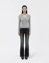 26FW★ [mnem] Fold Hood Tee