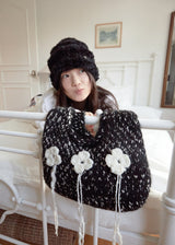 Clover Knit Bag - Black