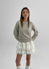 [MADE] STENNE ROUND KNIT WOOL 50%