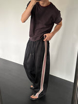 Side track line sweat pants(3color)
