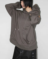 CUTTING EYELET HOODIE