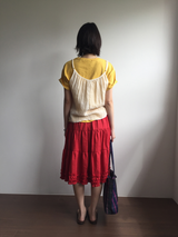 Root frill tiered skirt (3color)