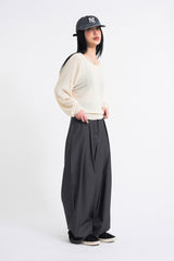 Adele V-tuck Wide Slacks