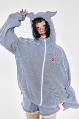 ウィングチェックウィンドブレーカー Navy