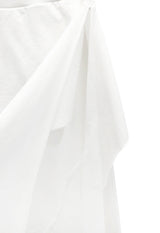 Scar Drape Layered Wrap Long Skirt