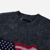 Flag Brushed Wool Knit