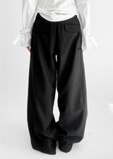  ANGLE LINE WIDE SLACKS